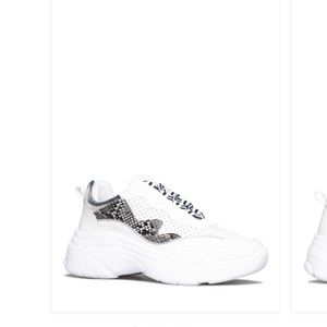 Shoedazzle white sneakers